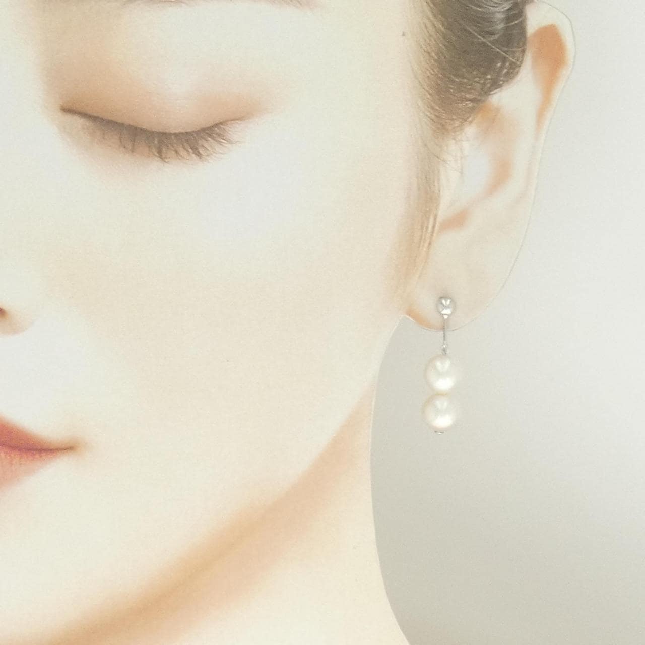 K14WG アコヤパール イヤリング