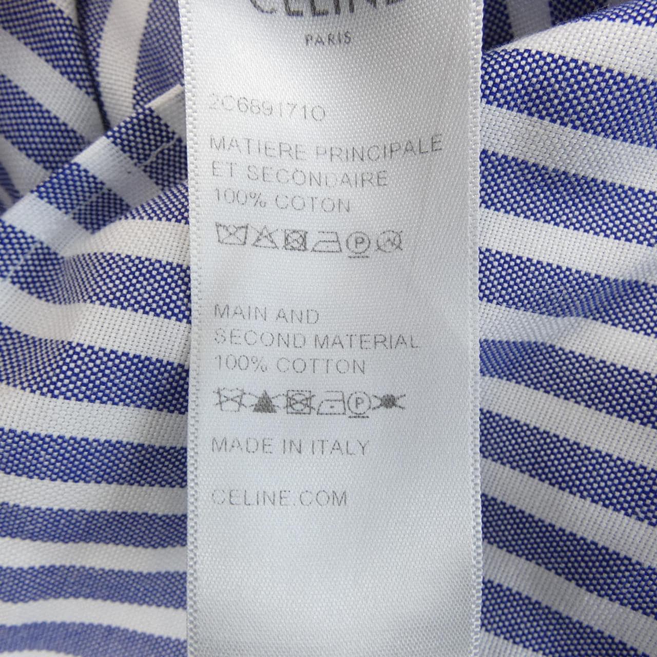 セリーヌ CELINE トリオンフ TRIOMPHE 2C689171O シャツ