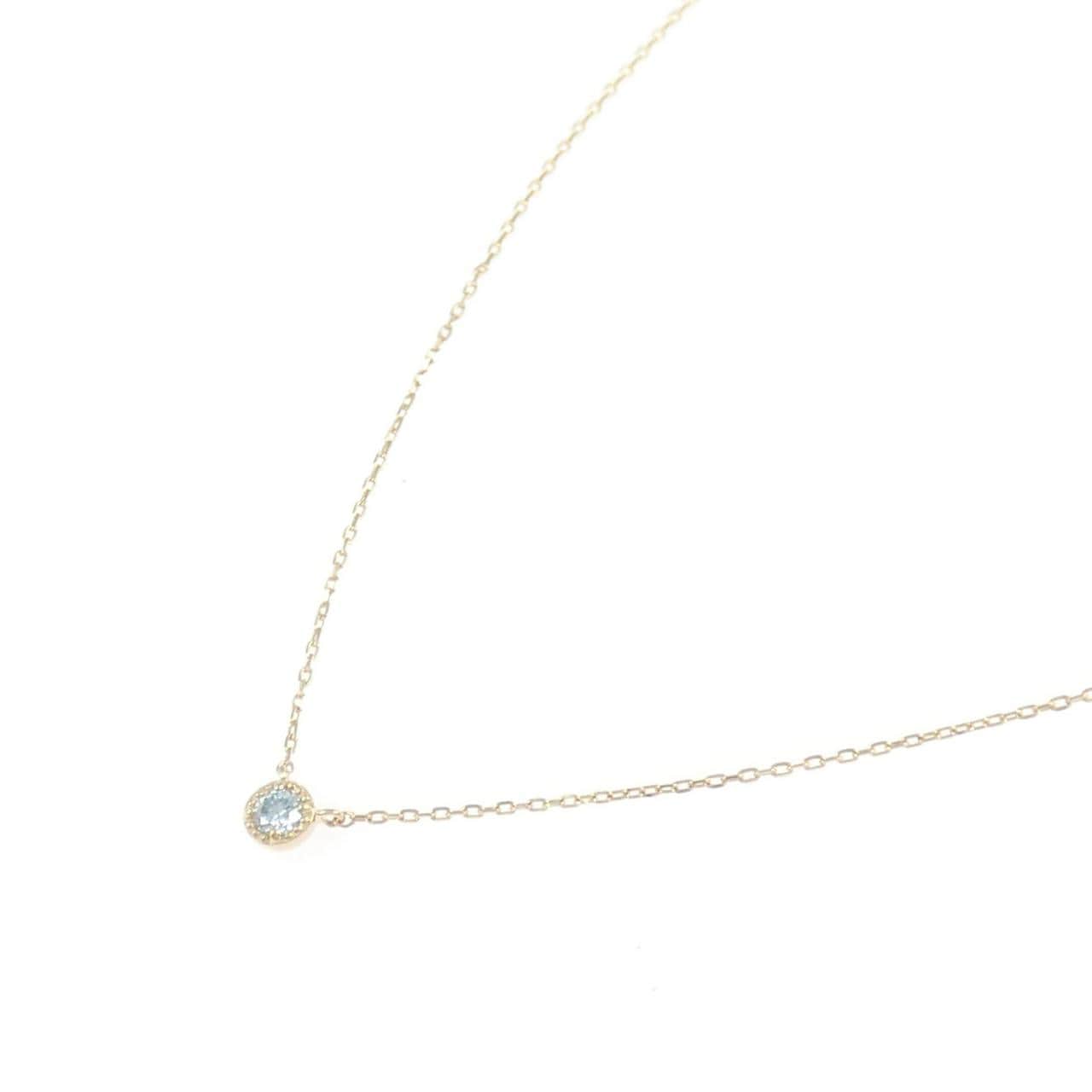 K10YG ダイヤモンド ネックレス 0.04CT