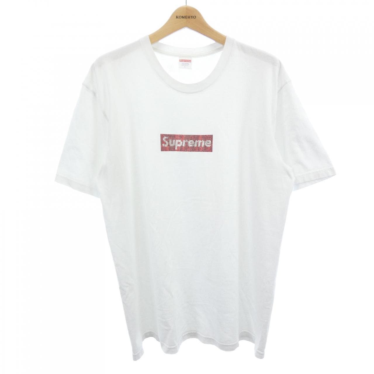 シュプリーム SUPREME SWAROVSKI BOX LOGO Tシャツ
