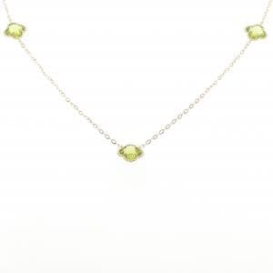 K18YG ペリドット ネックレス 10.00CT