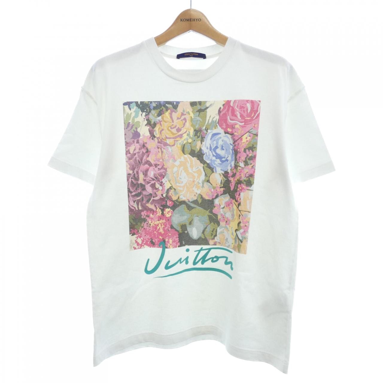 ルイヴィトン LOUIS VUITTON LVフラワータペストリープリントTシャツ HNY91WNPG Tシャツ