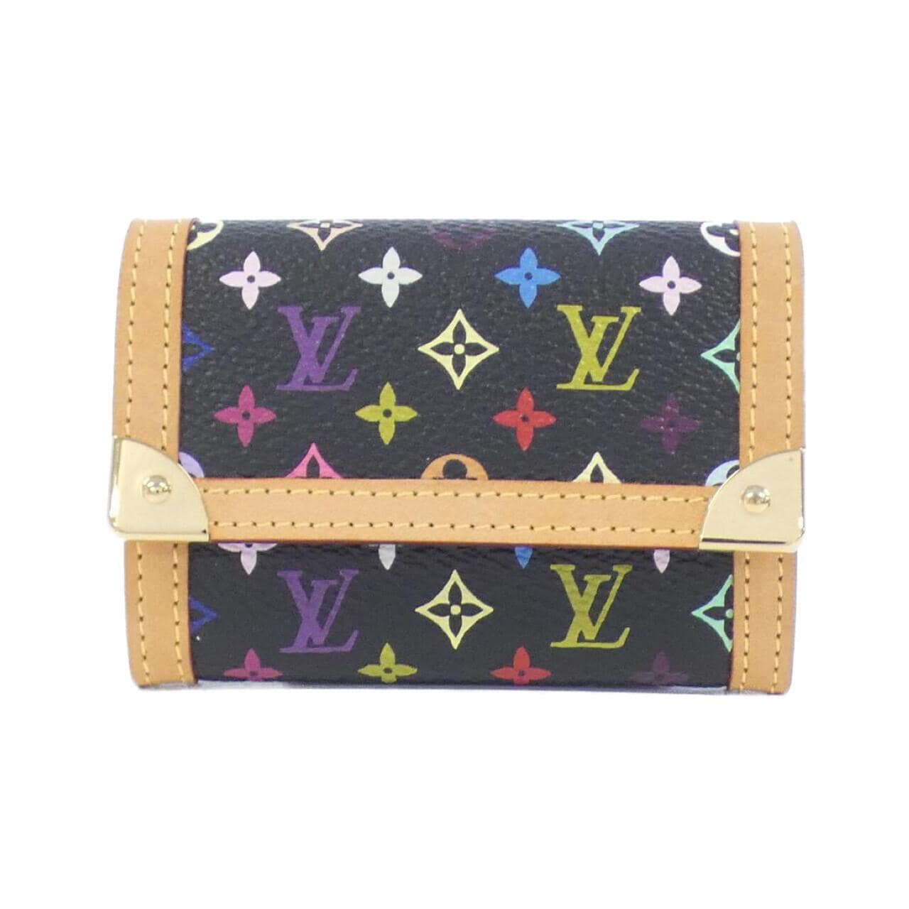 LOUIS VUITTON Multicolor Porto Monnaie Plat M92656 INCASE