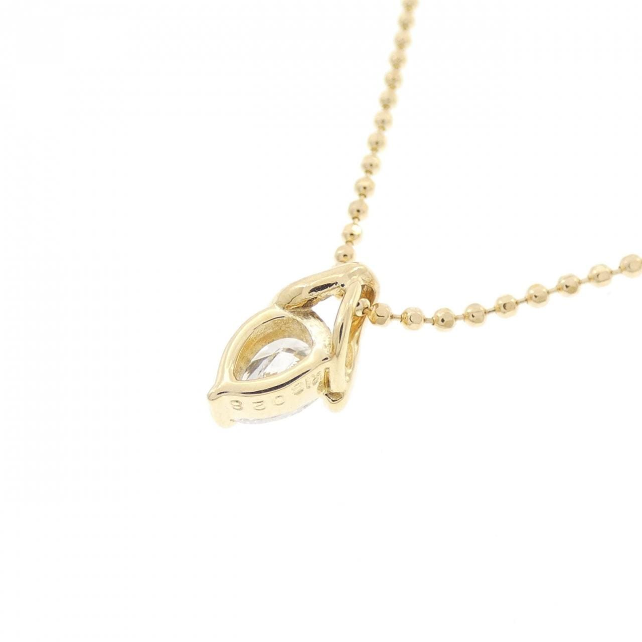 K18YG ダイヤモンド ネックレス 0.28CT