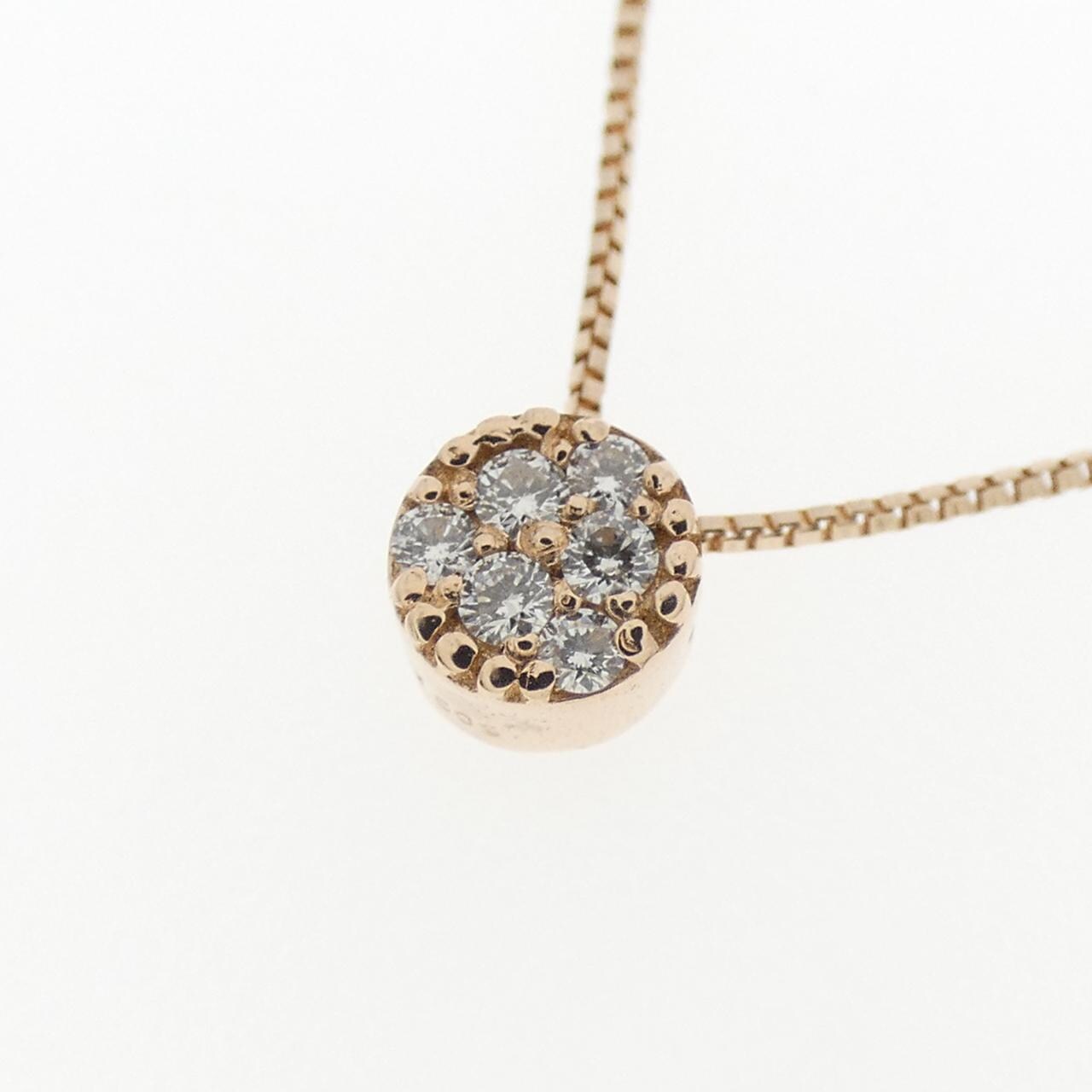 K10PG ダイヤモンド ネックレス 0.05CT