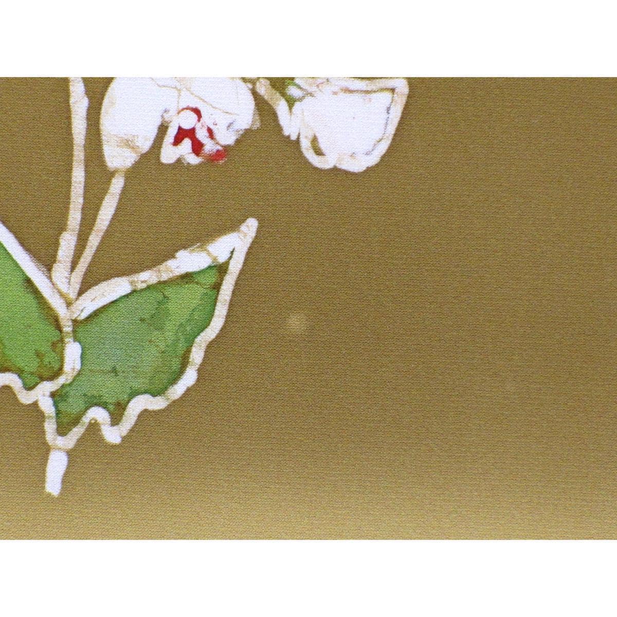 【未使用品】色留袖　訪問着兼用　臈纈染　桔梗