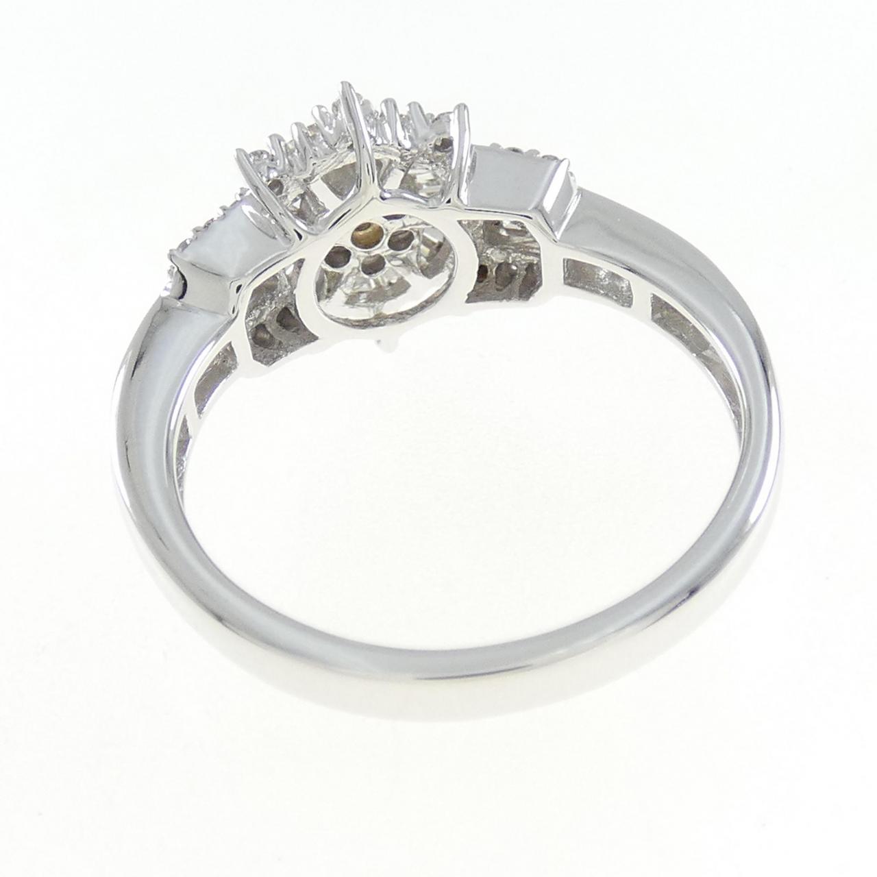 K18WG ダイヤモンド リング 0.62CT