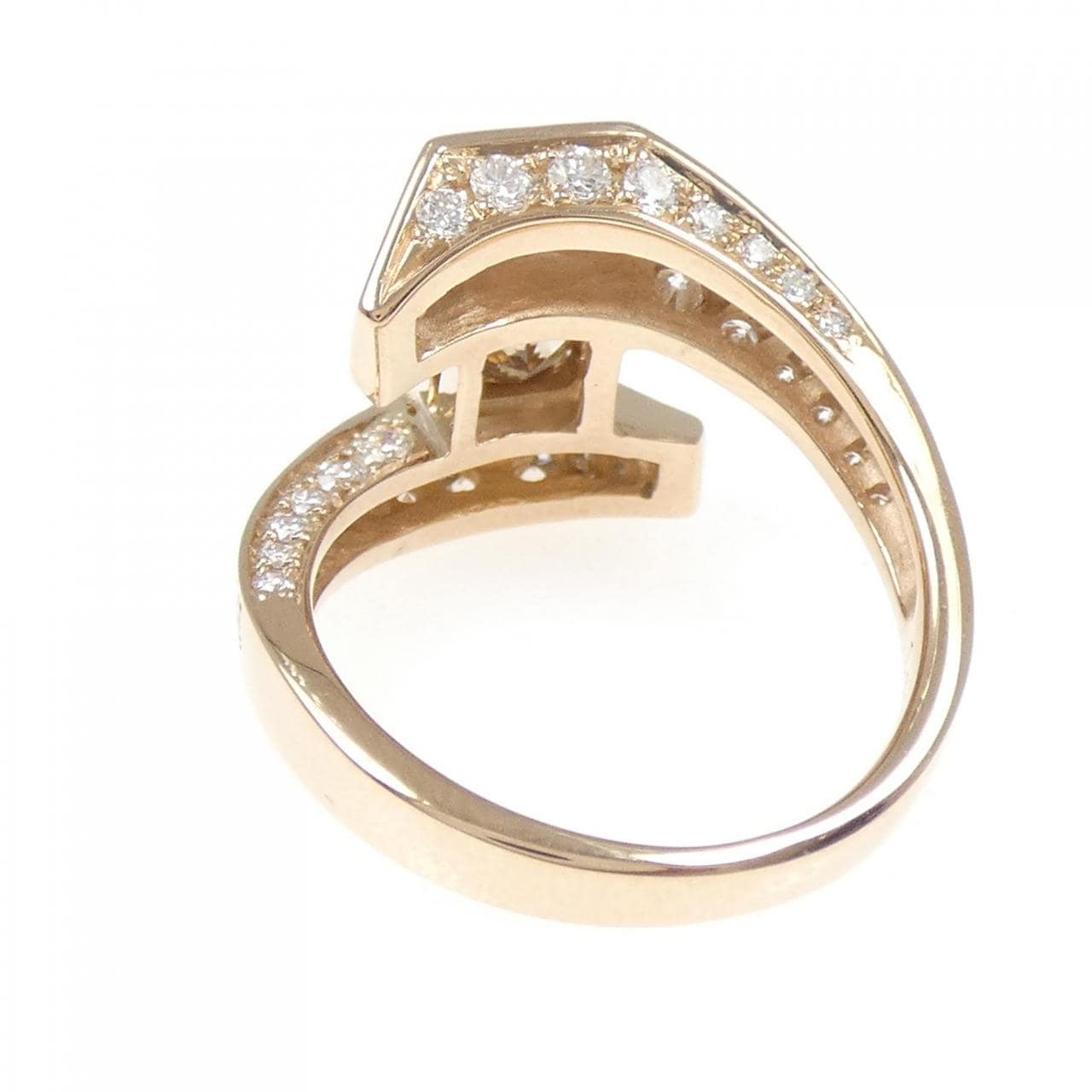 K18PG ダイヤモンド リング 0.80CT