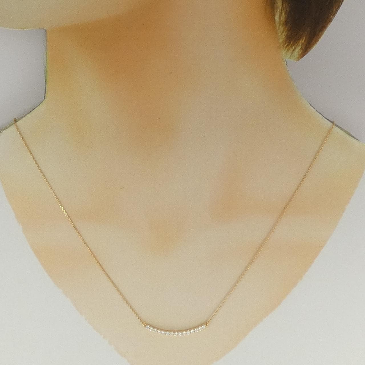 【新品】K18YG ダイヤモンド ネックレス 0.301CT