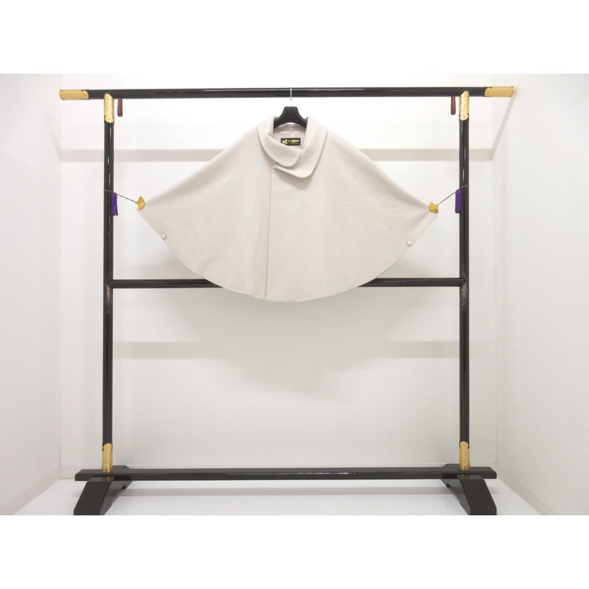 【新品】お洒落コート カシミヤ混ウールケープ