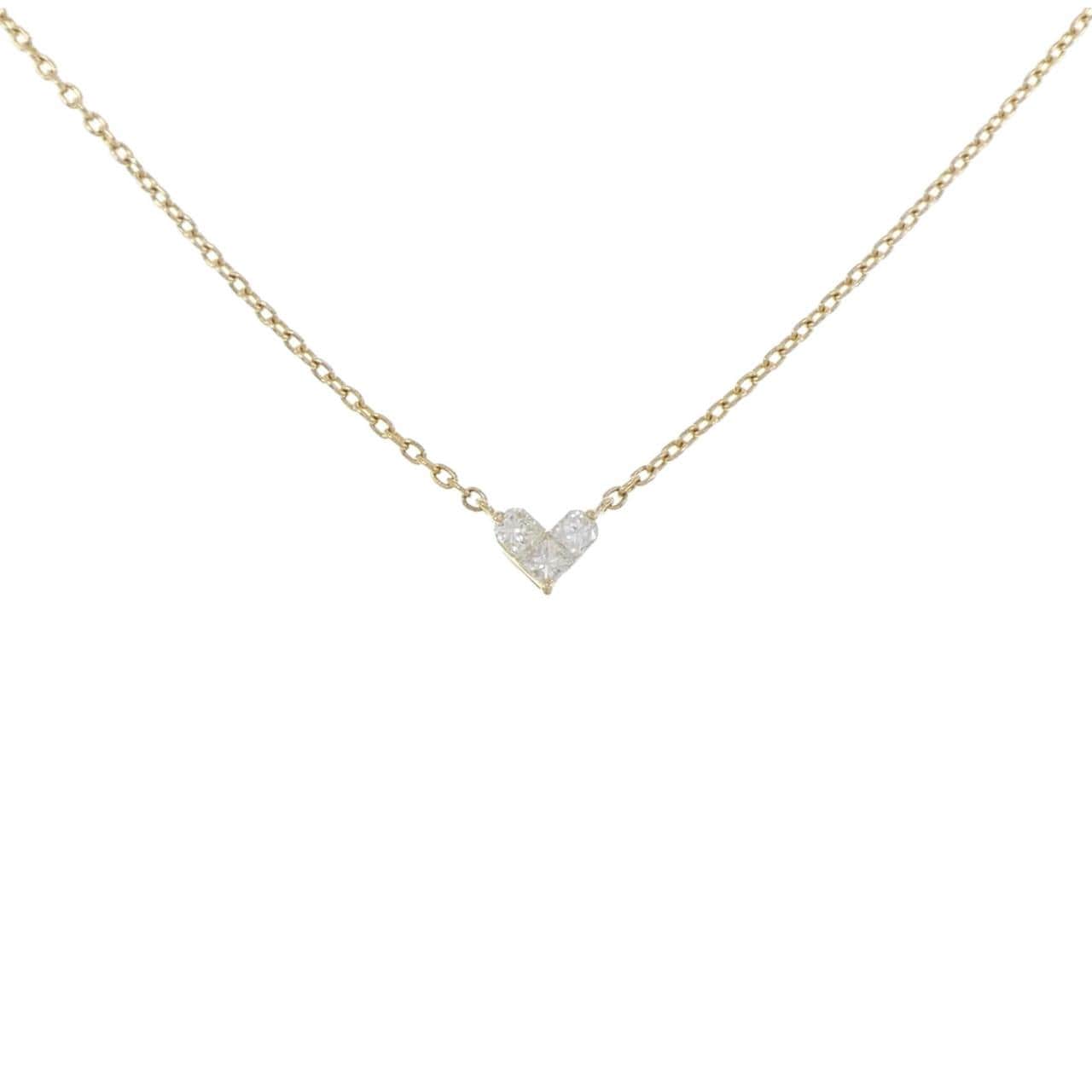 スタージュエリー ミステリアスハート ネックレス 0.10CT