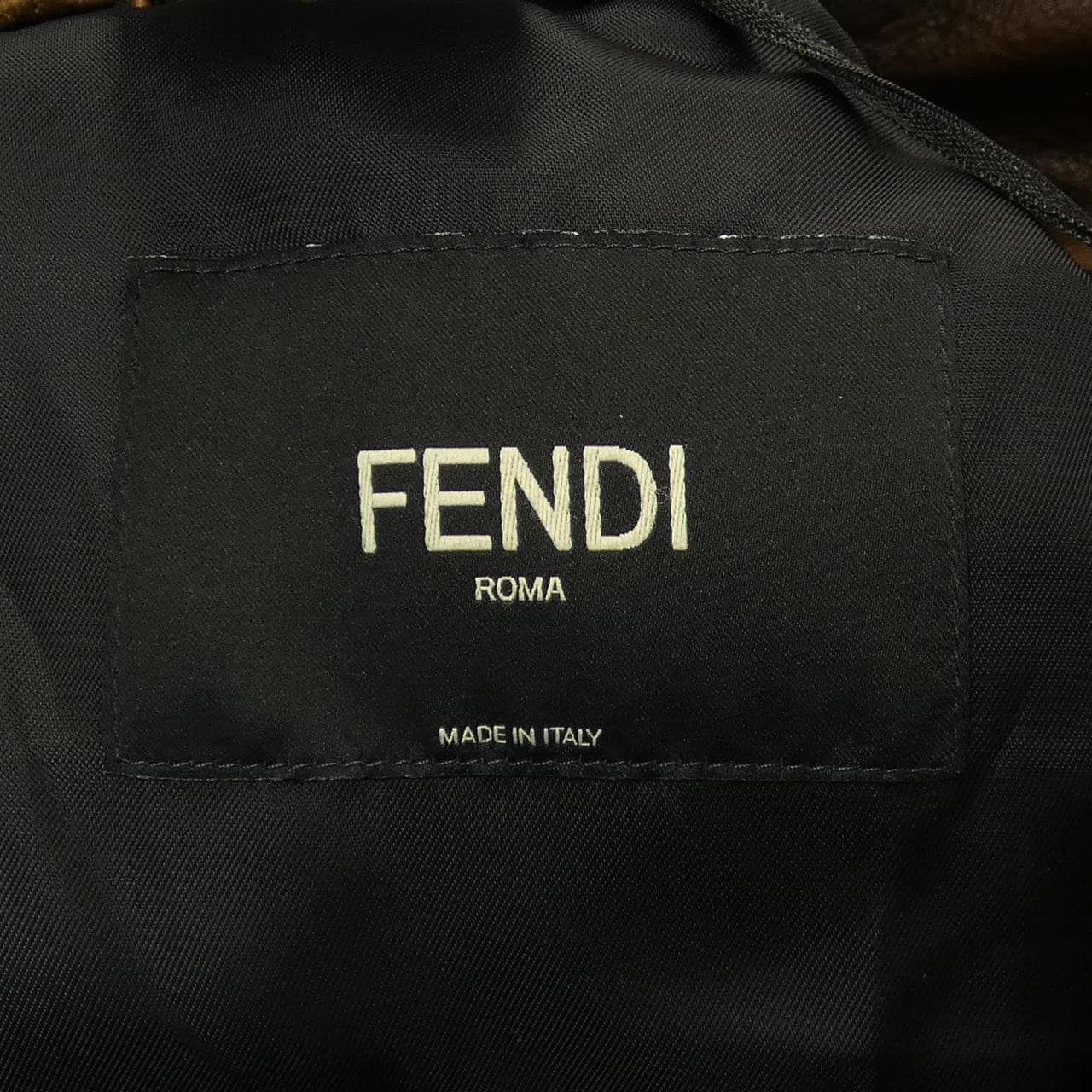 FENDI FPJ095 APRP Leather Rider's Jacket