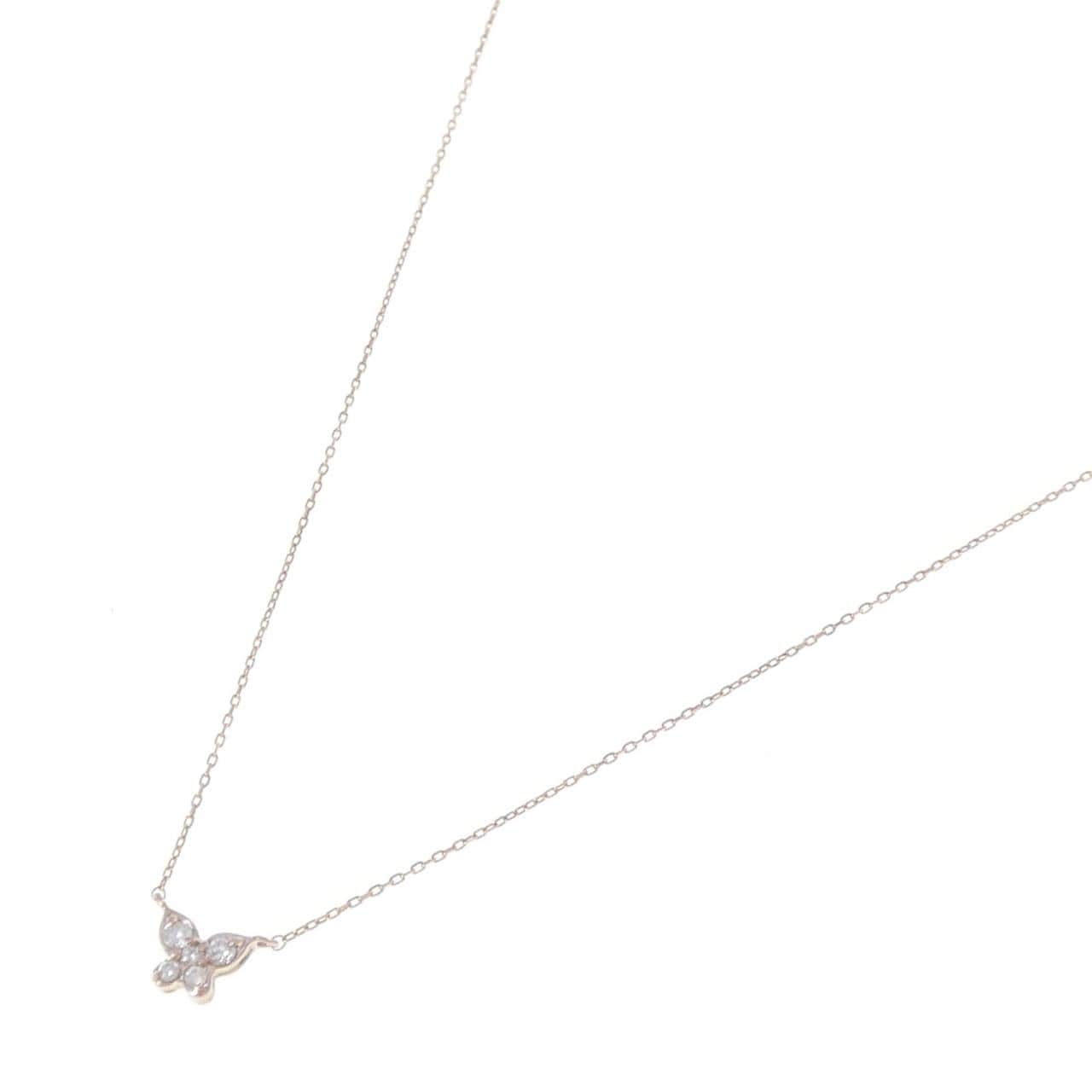 K10PG ダイヤモンド ネックレス 0.08CT