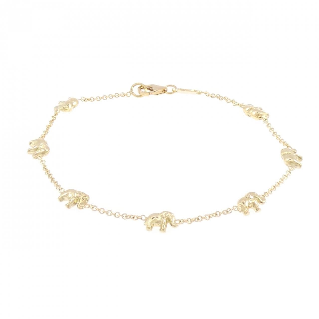 750YG エレファント ブレスレット