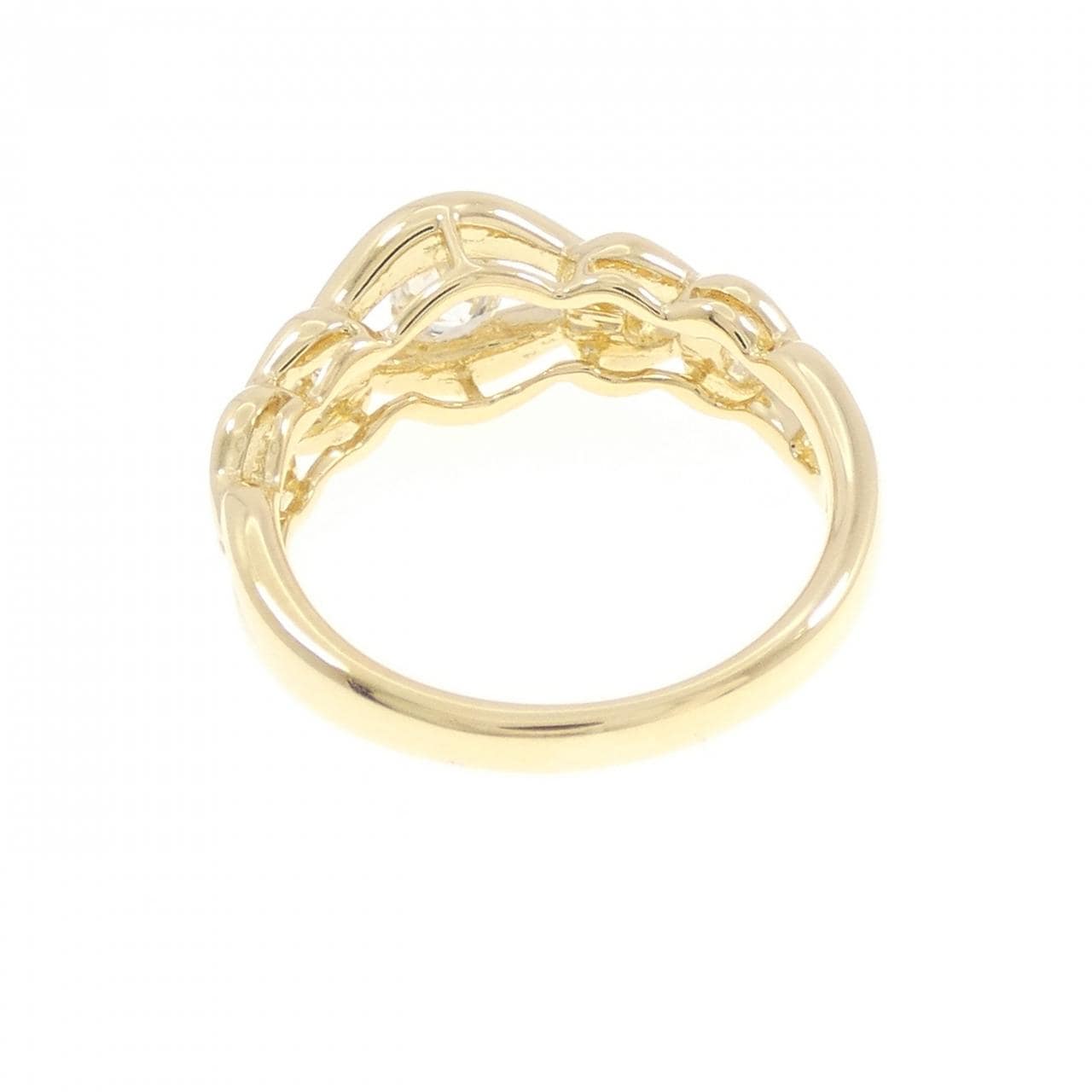 K18YG ダイヤモンド リング 0.274CT