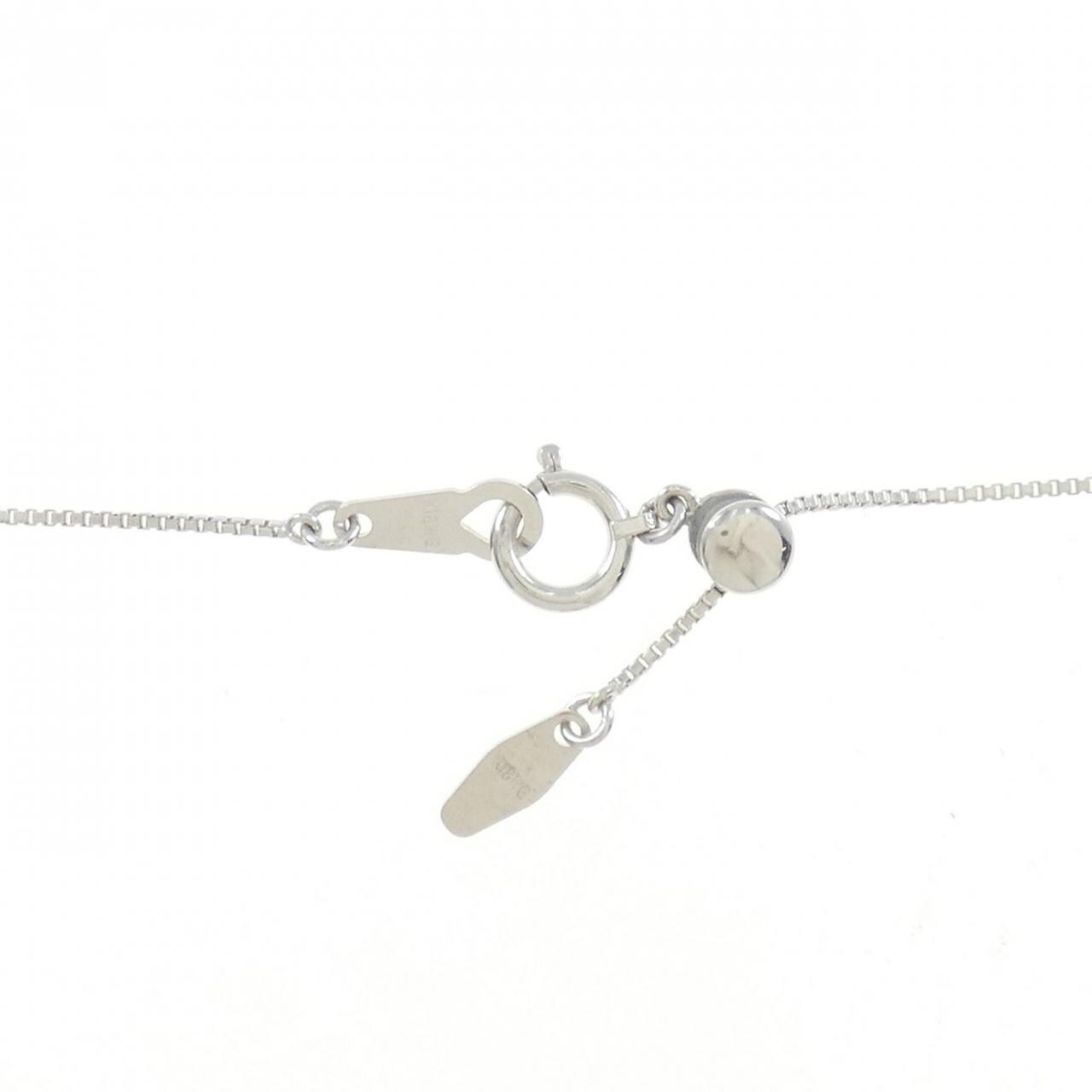 K18WG クロス ダイヤモンド ネックレス 1.00CT