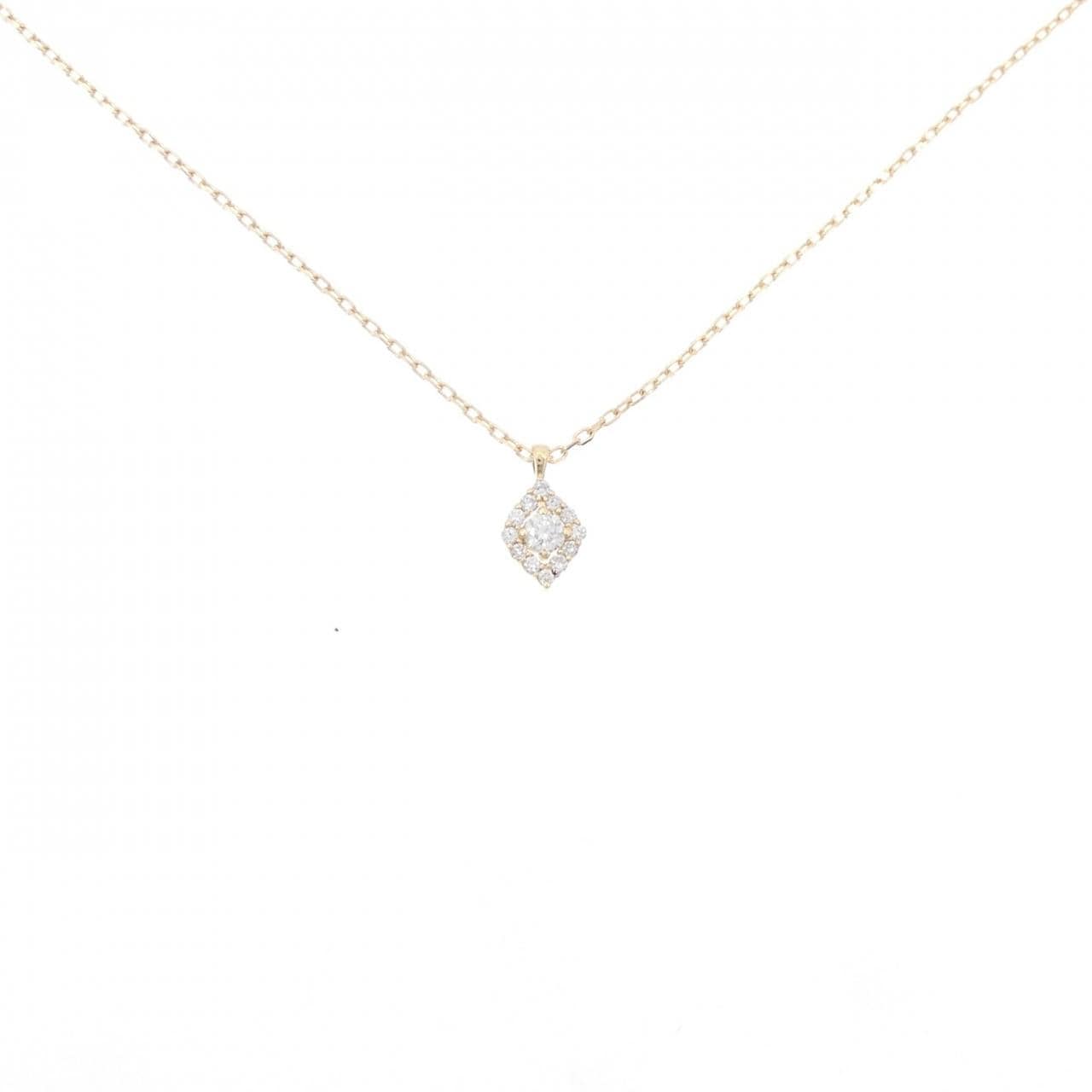 K18YG ダイヤモンド ネックレス 0.07CT