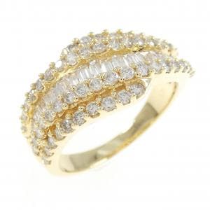 K18YG ダイヤモンド リング 1.21CT