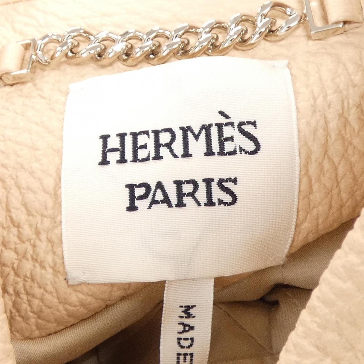 エルメス HERMES VESTE EQUESTRE 2E1210D0 レザージャケット