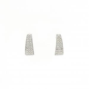 K18WG ダイヤモンド ピアス 0.26CT