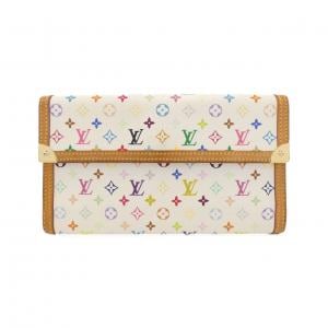 ルイヴィトン マルチカラー ポルト トレゾール インターナショナル M92659 財布