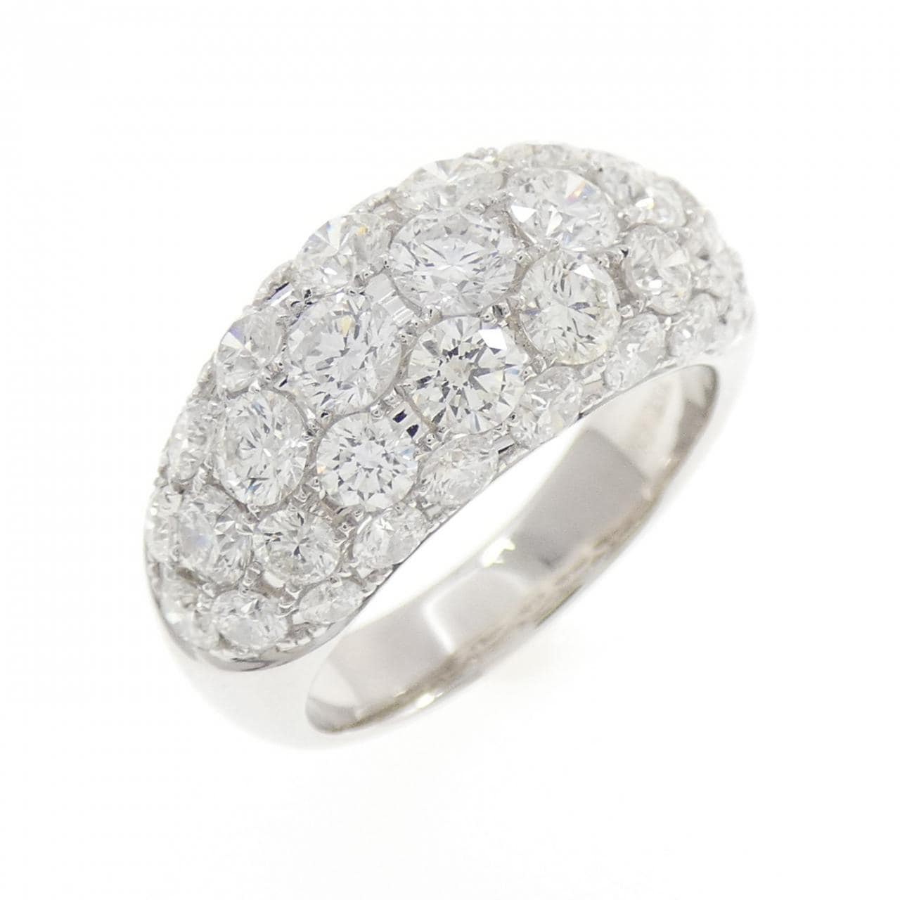 750WG ダイヤモンド リング 2.99CT