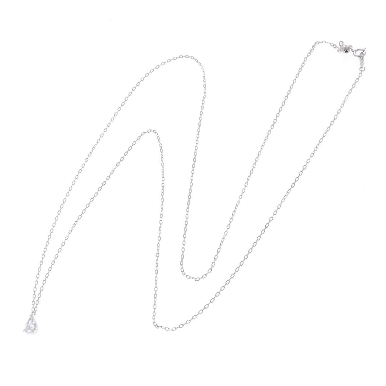 PT900/PT850 TypeⅡa ダイヤモンド ネックレス 0.506CT D IF ペアシェイプ