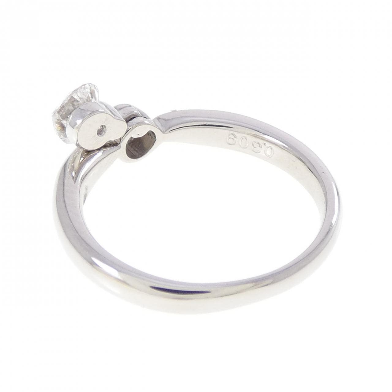 PT900 ハート ダイヤモンド リング 0.309CT
