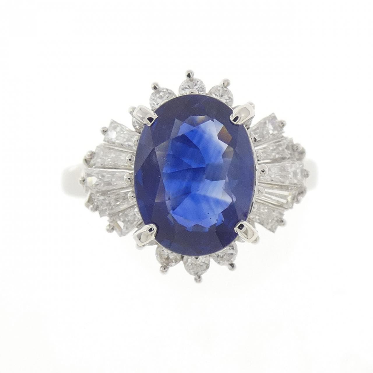 PT900 サファイヤ リング 2.03CT