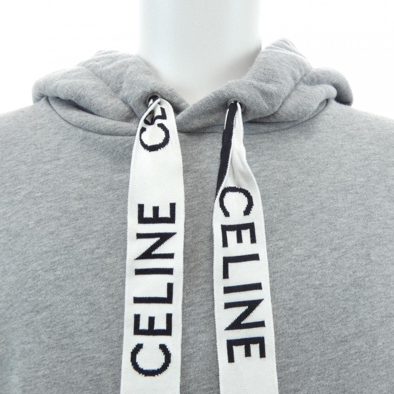 セリーヌ CELINE CELINE ルーズ フーディー / コットンフリース 2Y468670Q パーカー