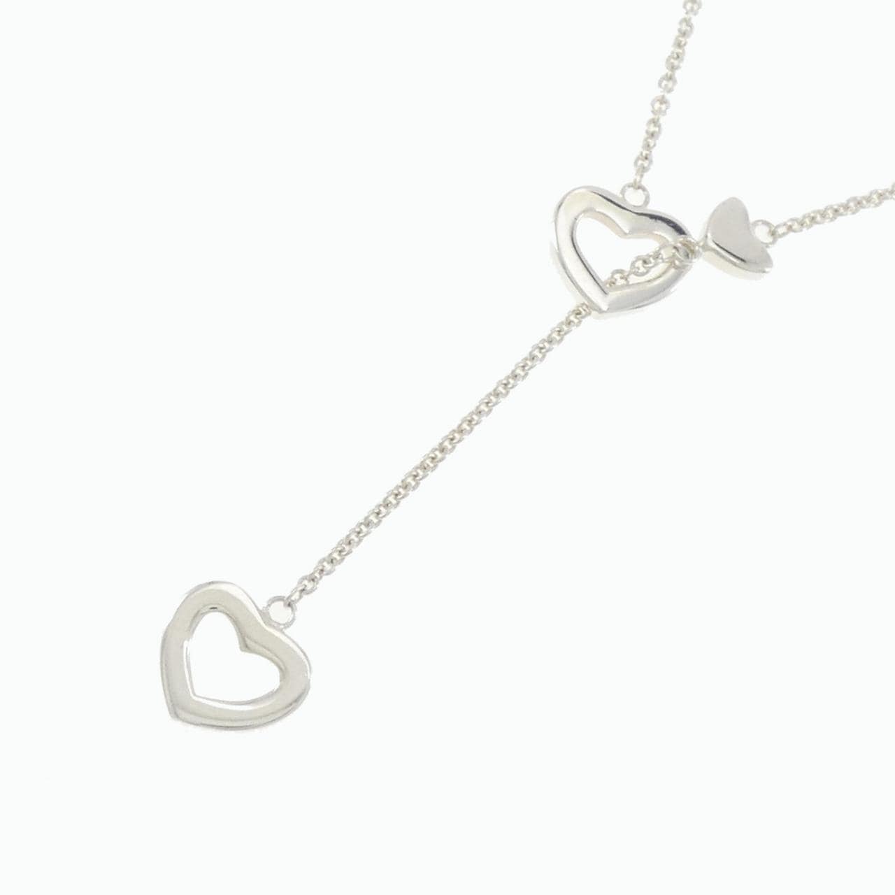 TIFFANY Heart Link Lariat Necklace