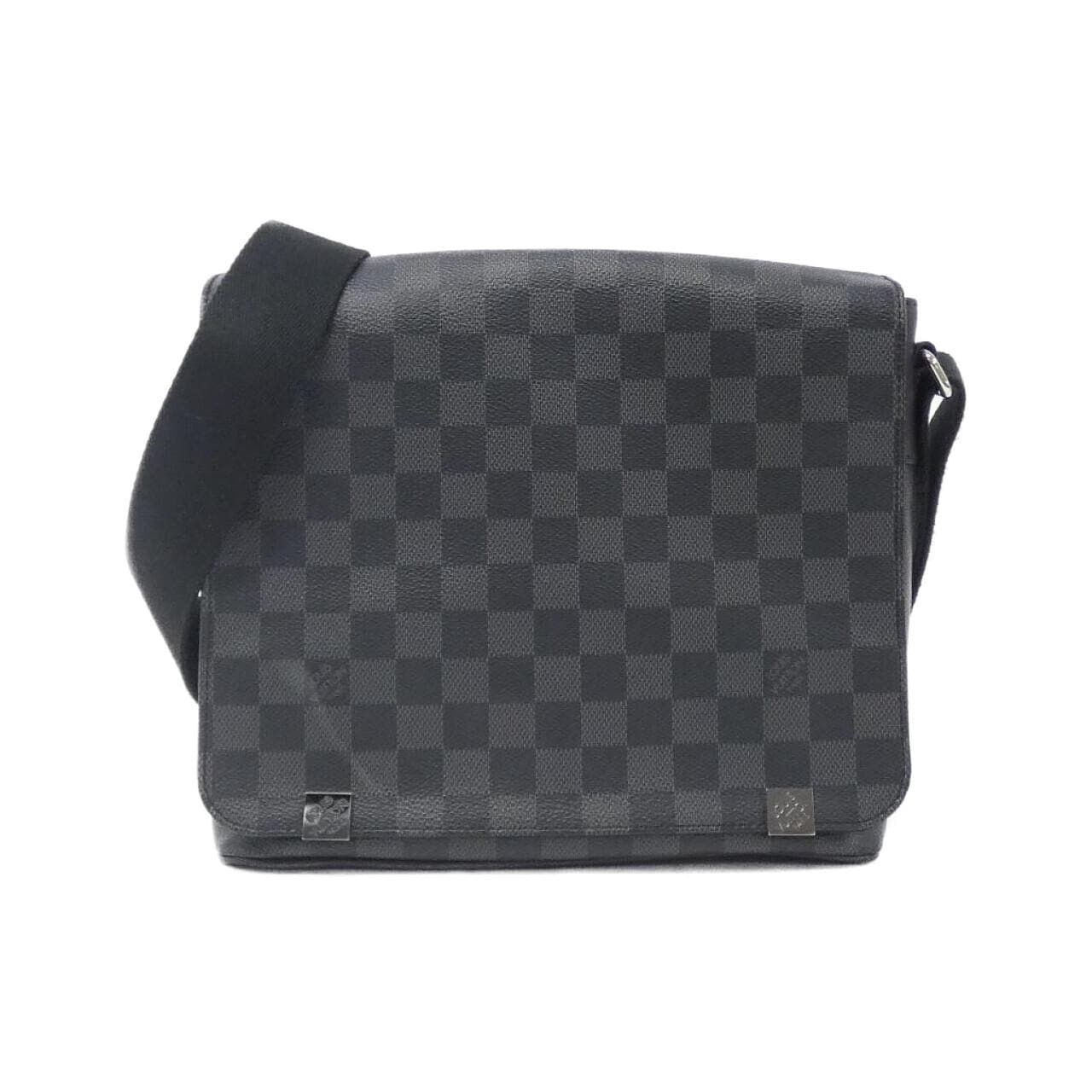 LOUIS VUITTON Damier Graphite District PM N41028 單肩包