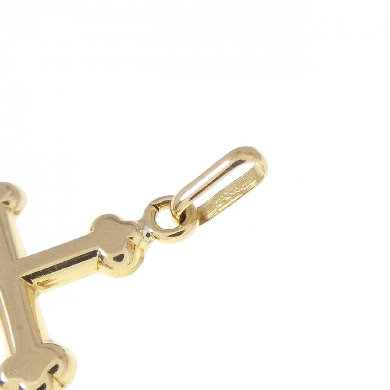 K18YG cross pendant