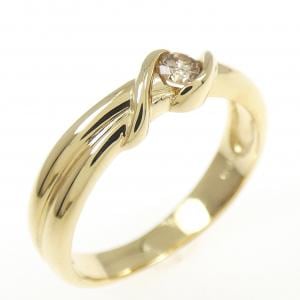 K18YG ダイヤモンド リング 0.09CT