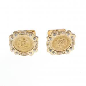 K18YG/K18WG ダイヤモンド カフス 0.30CT