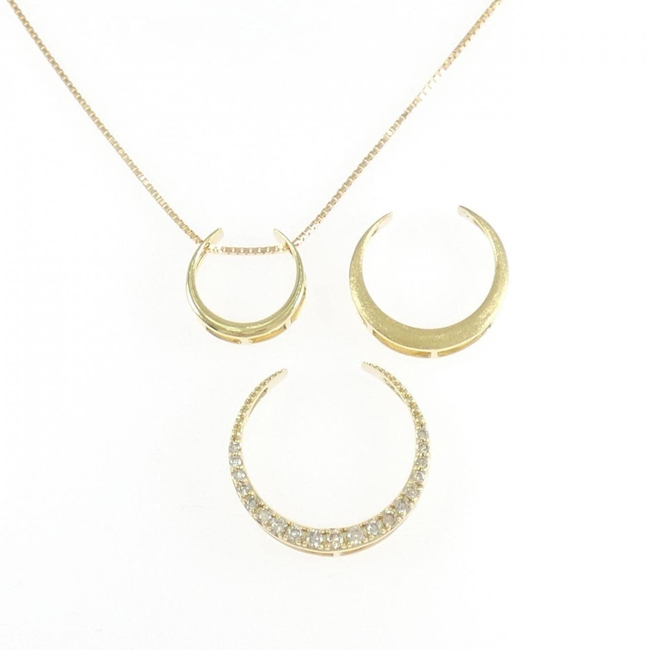 ジーエスティービー ダイヤモンド ネックレス 0.25CT