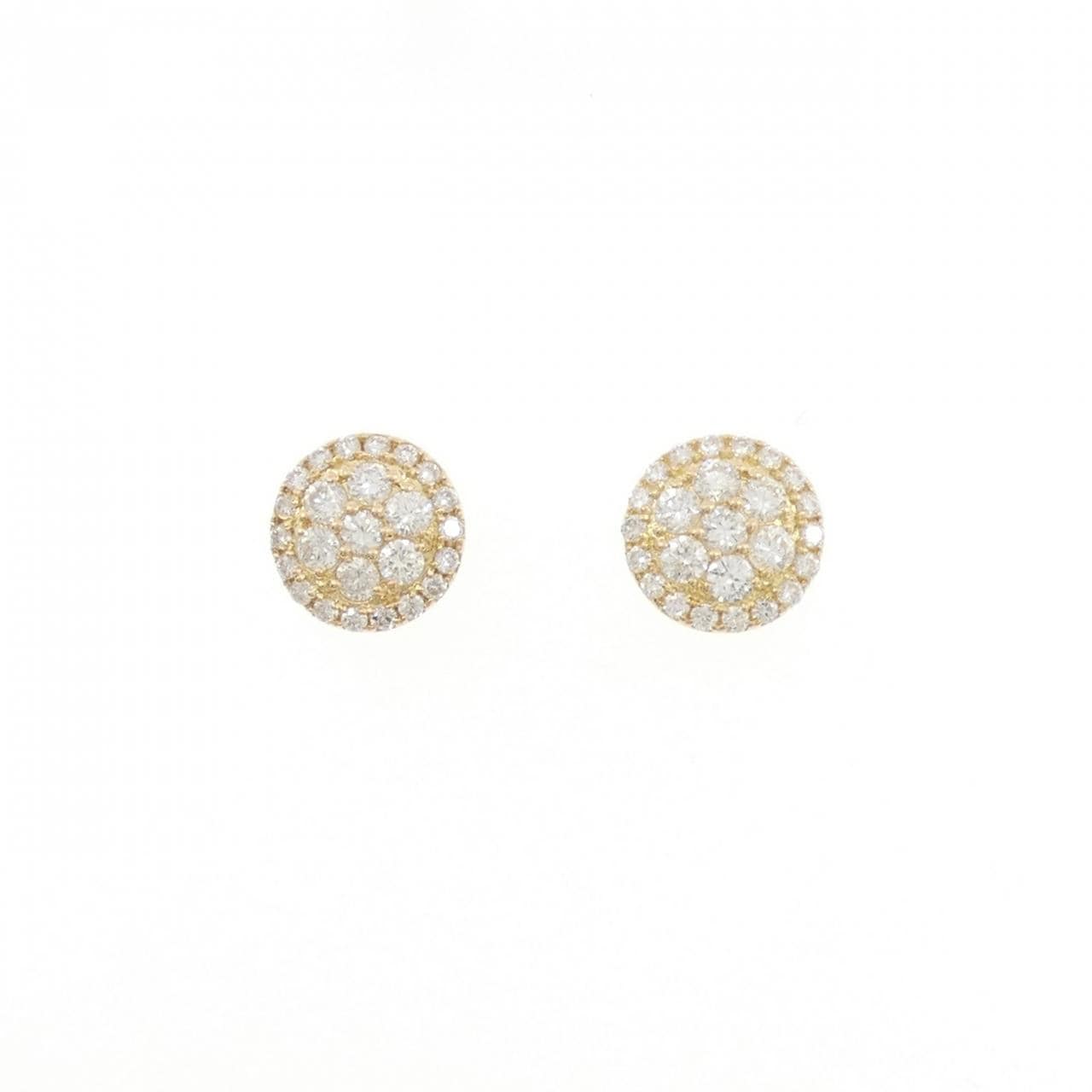 【リメイク】K18YG ダイヤモンド ピアス 0.60CT