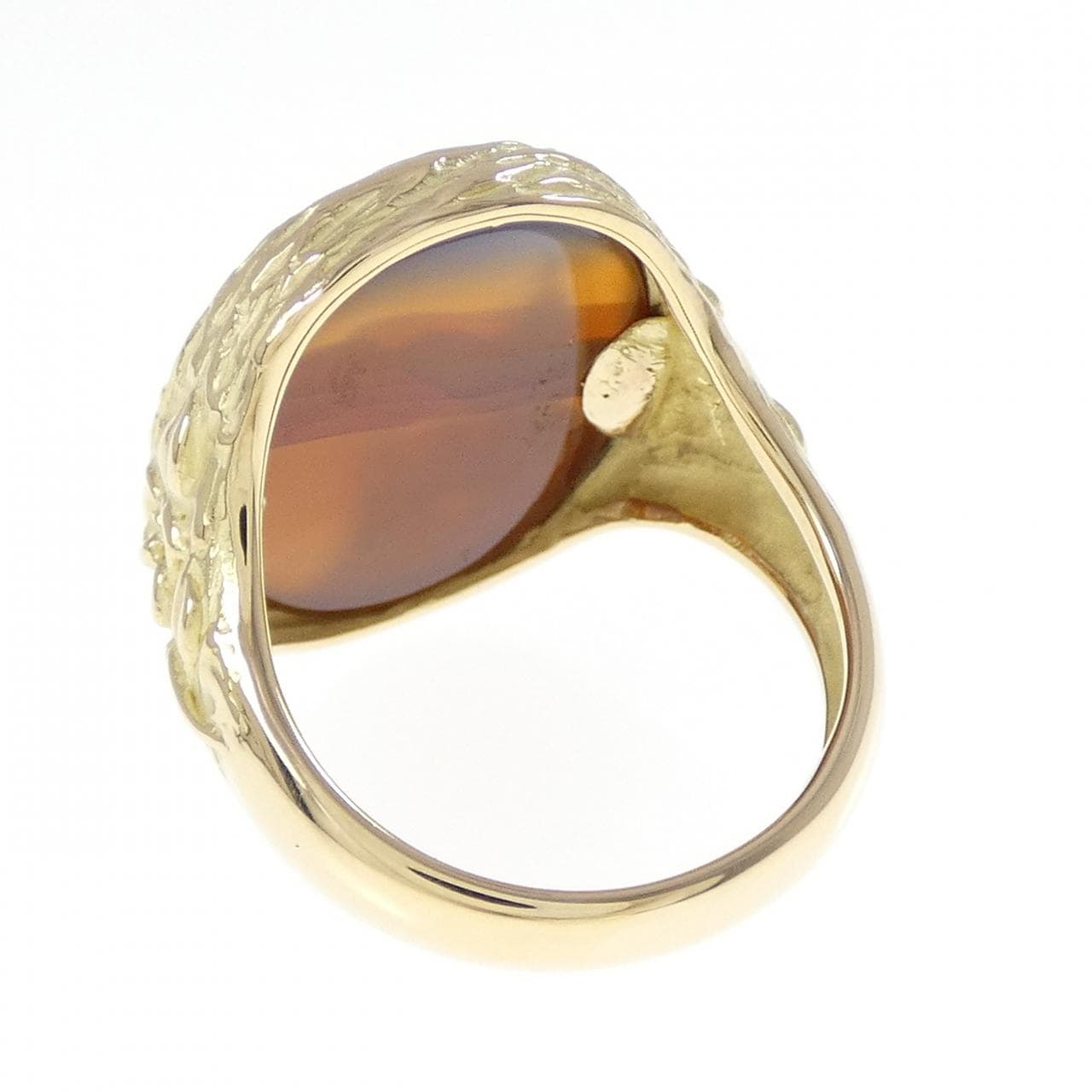 K18YG メノウ リング