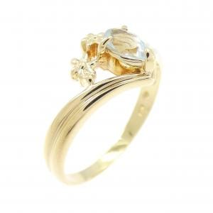 K18YG ブルートパーズ リング