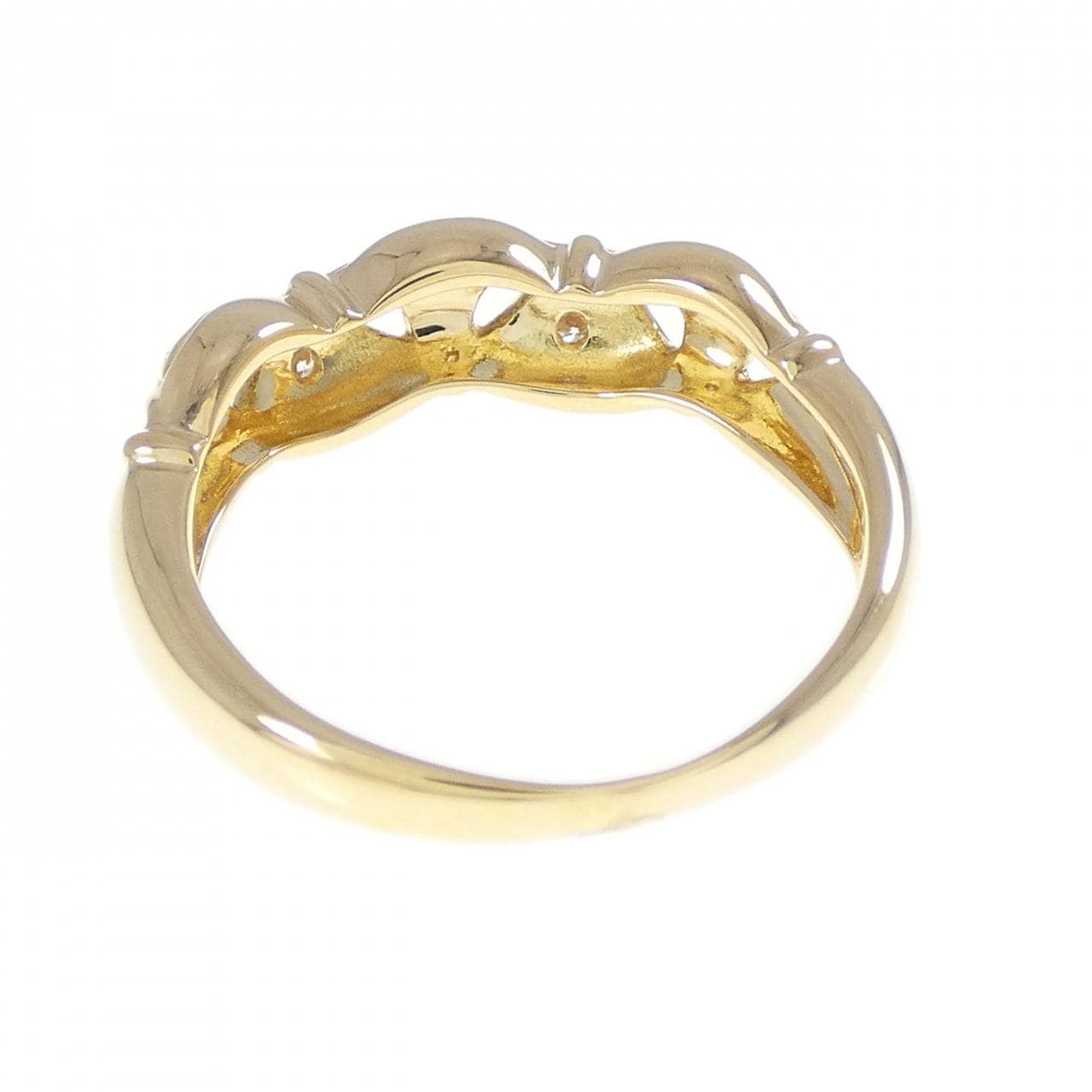 K18YG ダイヤモンド リング 0.06CT