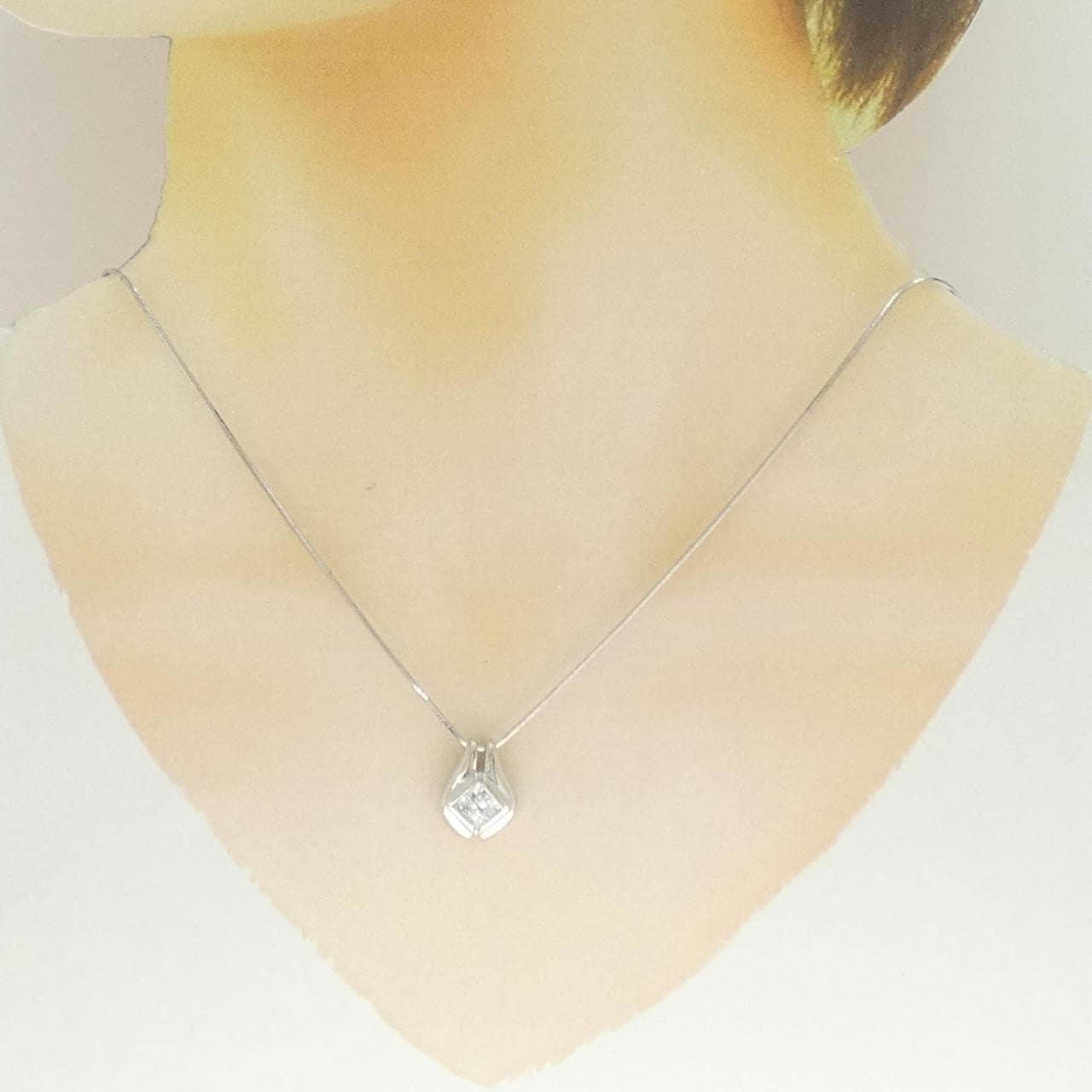 PT900/PT850 Diamond Necklace 0.50CT