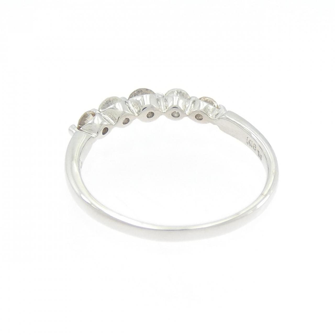K18WG ダイヤモンド リング 0.50CT