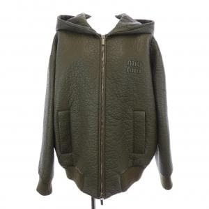 ミュウミュウ MIU MIU MIU MIU ロゴ MPV868 S232 13TK レザージャケット