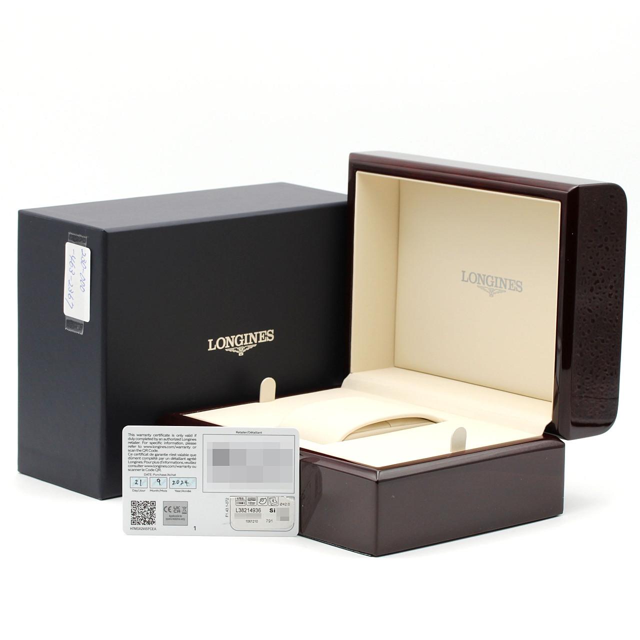 ロンジン スピリットフライバック L3.821.4.93.6 SS 自動巻