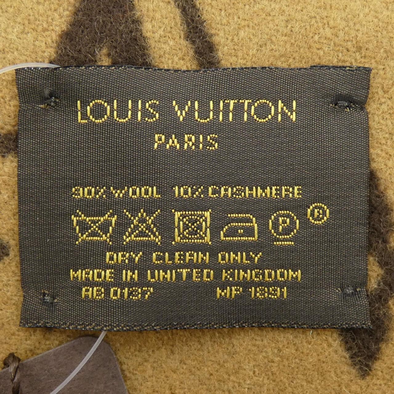 ルイヴィトン LOUIS VUITTON モノグラム マフラー MP1891 SUPREME MUFFLER