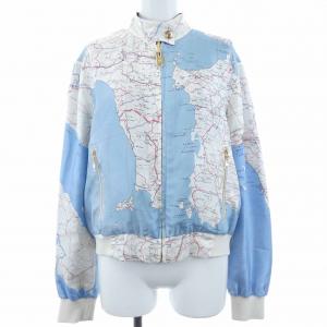 ルイヴィトン LOUIS VUITTON リバーシブルマッププリント FMJA23J55 ブルゾン