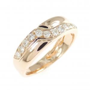 K18PG ダイヤモンド リング 0.25CT