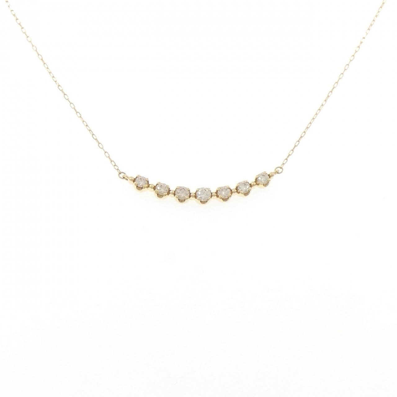K18YG ダイヤモンド ネックレス 0.30CT