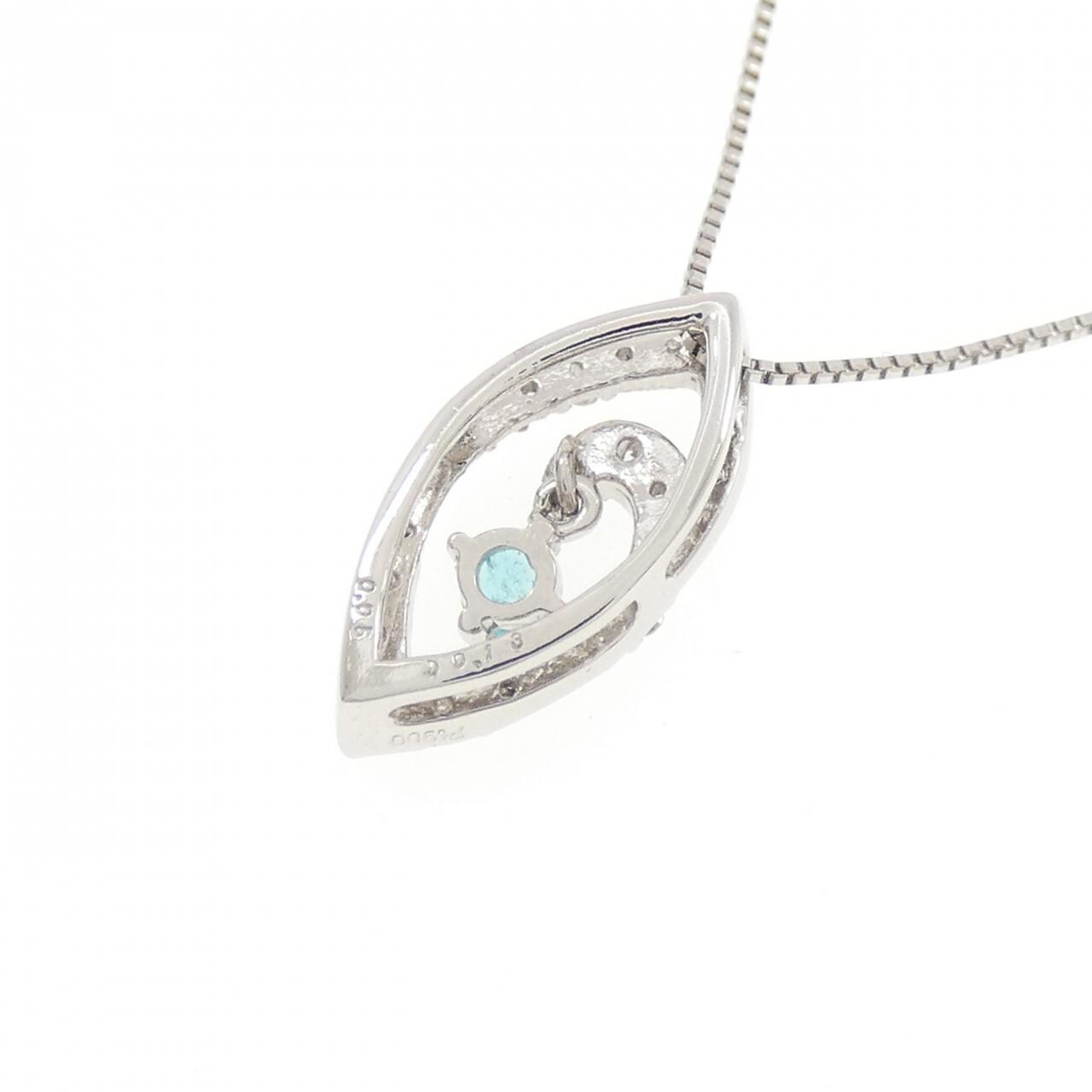 PT900/PT850 トルマリン ネックレス 0.05CT