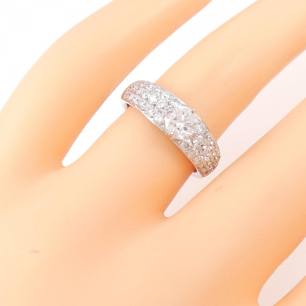 PT Diamond Ring 0.505CT E SI2 EXT